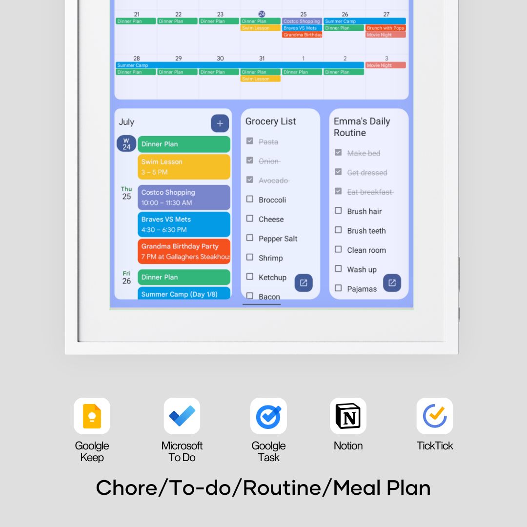 15.6" Cozyla Portable Calendar+